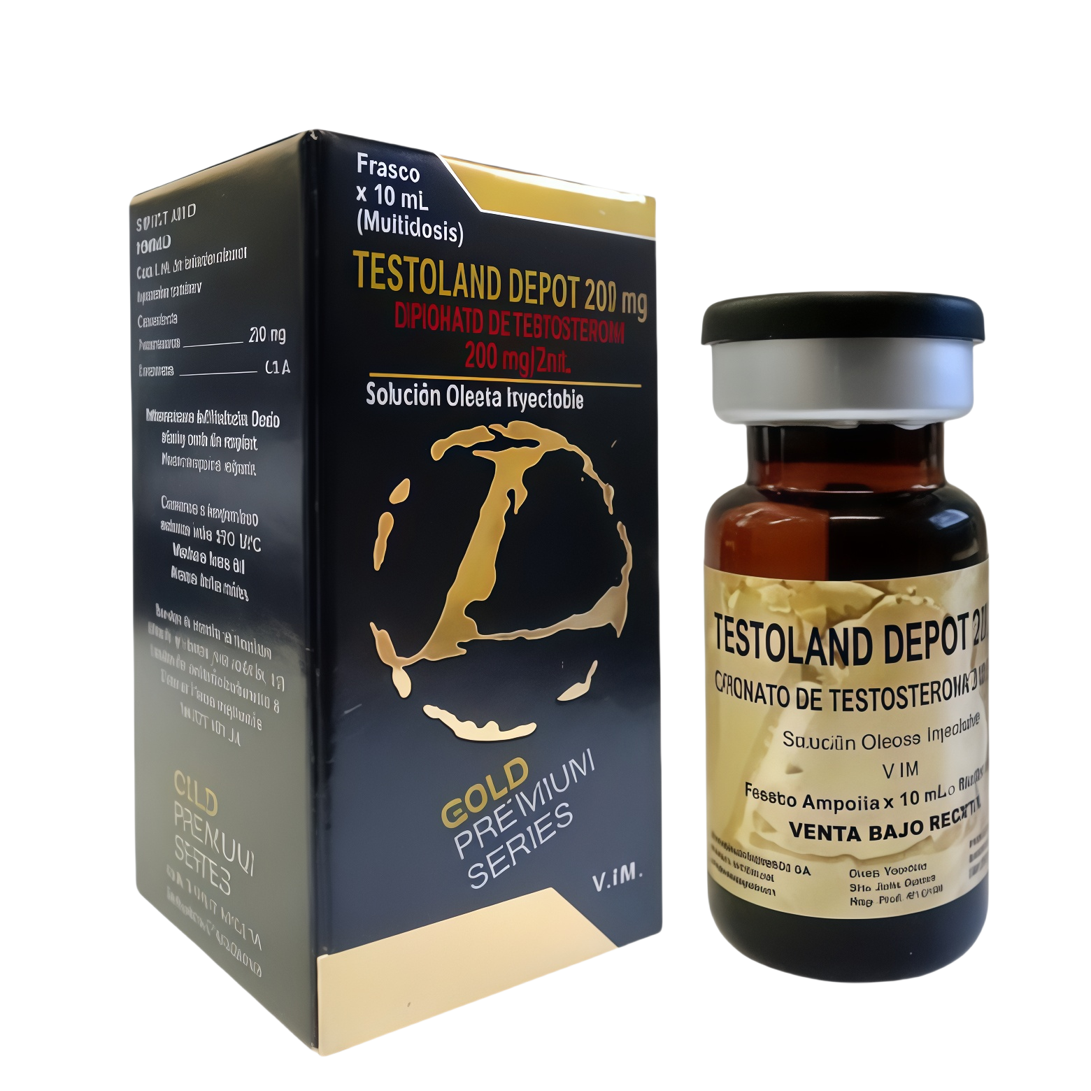 Propionato de Testosterona Lander Gold 100mg/10ml - Imagem 2 Propionato de Testosterona Lander Gold 100mg/10ml